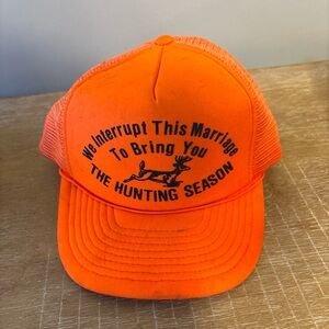 Orange Hunting Season Trucker Hat